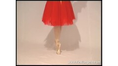 Amazing show of cuves by teen ballerina Thumb