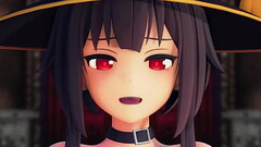 Megumin (Konosuba) Helltaker Strip Dance MMD Thumb