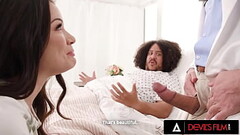 DEVILS FILM - Horny And Desperate Alison Rey Fucks Her Boyfirend'_s Doctor In Front Him Thumb