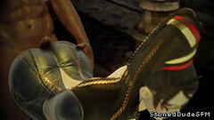 Bayonetta'_s big sexy ass rubbing against dick Thumb