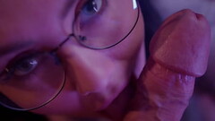Naughty lady sucks cock her boy'_s. Thumb