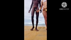 BBC 24 CM FUDENDO A SAFADA NA PRAIA Thumb