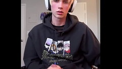Cute blonde gamer jerks off and shoots massive load Thumb