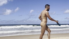 Nudist Beach Time - Nude guy on the beach Trailer Thumb