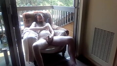 Cumming On my Balcony On Vacation!!! Thumb