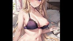 (3D ANIMATED AI GENERATED) A happy birthday surprise from a new friend (with pussy masturbation ASMR Thumb