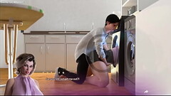 Apocalust - Fucking His Stuck Step Mom in the Ass while She is Stuck in the Dryer| Helping His Big A Thumb