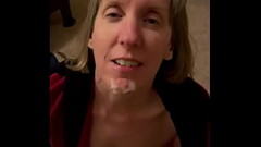 Mrs Okc Hunnie Bunny nude facial cumshot after facefuck Kelly Dawn Thumb