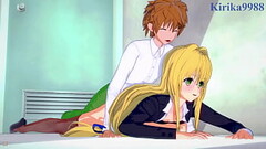 Ryouko Mikado and Tearju Lunatique and Rito Yuki intense sex. - To Love Ru Hentai Thumb