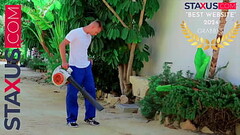 STAXUS :: I catch the gardener masturbating and offer him all my help. Thumb