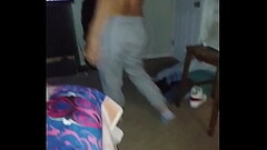 Lightskin wife sucks and gets cumm all over small tits Thumb
