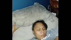 Mixed wife jacks dick for more cum Thumb