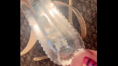 Trans Femdom Feet JoI CEI Lick That Cum Off My Sweaty Heels Bitch - Jessica Bloom Thumb