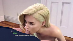 College Kings - Chloe giving blowjob to Alex Thumb