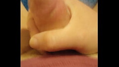 Old guy making himself cum Thumb