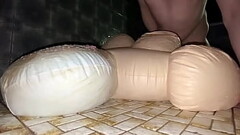Reupload: Lofty Leila water-filled inflatable doll fuck Thumb