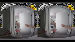 VIRTUAL PORN - Stepsister Mae Milano Gets Down And Stuffs Her Mouth With Her Stepbro'_s Dick Mak Thumb