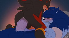 Shadow rides werehog Sonic anal Thumb
