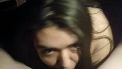 Tranny slut sucks cock Thumb