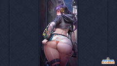 EP1: Upskirt Teasing Yafu'_s Orange Wet Panties - King of Kinks Thumb