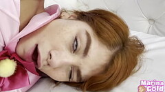 Marina Gold gets ANAL from BBC cock in role play Thumb