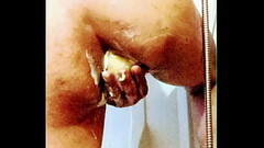 Pushing ball out of my stretched asshole Thumb