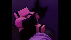 Bunbun rubs their ass on their bed,,.. Thumb