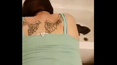 Fucking girlfriend in friends bathroom Thumb