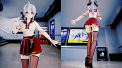 双屏绅士视角 弱音 3D 动漫  抖音风裸舞 可爱少女 （3D成人动漫） Thumb