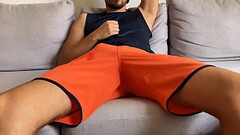 Pau latejando na tactel laranja do puto | Tactefilia Na Net Thumb
