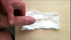 Cum on Wife'_s Sanitary Pad Thumb