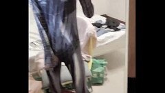 Sexy gay teen masturbates like Spider-Man Thumb