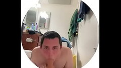 Sucking big dildo Thumb