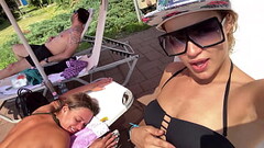 HORNY BEAUTIES HAVE AMAZING PUBLIC SEX AT AQUAPARK Thumb