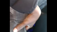 Rubbing dick in the uber 1 Thumb