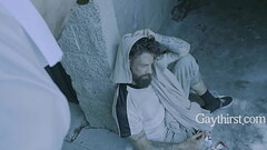 Weirdo Picks Up A Homeless Man To Clean Up &amp_ Fuck  - Roman Todd, Alpha Wolfe Thumb