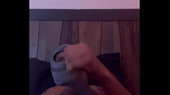 When your chilling in bed and get hard Thumb