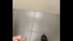 Stroking in a public stall 7 Thumb
