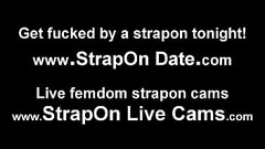 I will show you who is in charge with my strapon Thumb