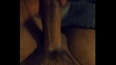 MrWhoDis559 stroking his BBC Big Brown Cock Thumb